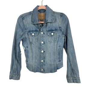 🥑5/$25 BLANKNYC Distressed Denim Jacket Size XS